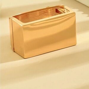 Gold Square Bangle